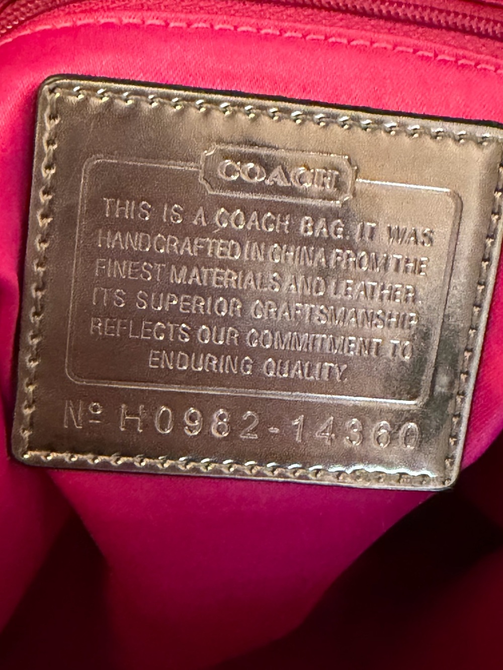 Coach Poppy 2009 colorful EUC PLAID POPPY Pink Black Purple Shoulder Bag 2 Tags - Picture 14 of 16